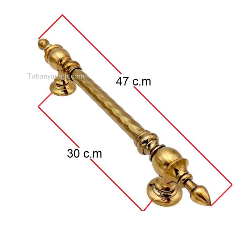 بررسی ابعاد دستگیره درب ورودی این مدل کیا رنگ زیتونی | تابان یراق