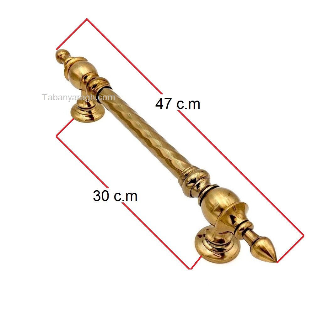 بررسی ابعاد دستگیره درب ورودی این مدل کیا رنگ زیتونی | تابان یراق