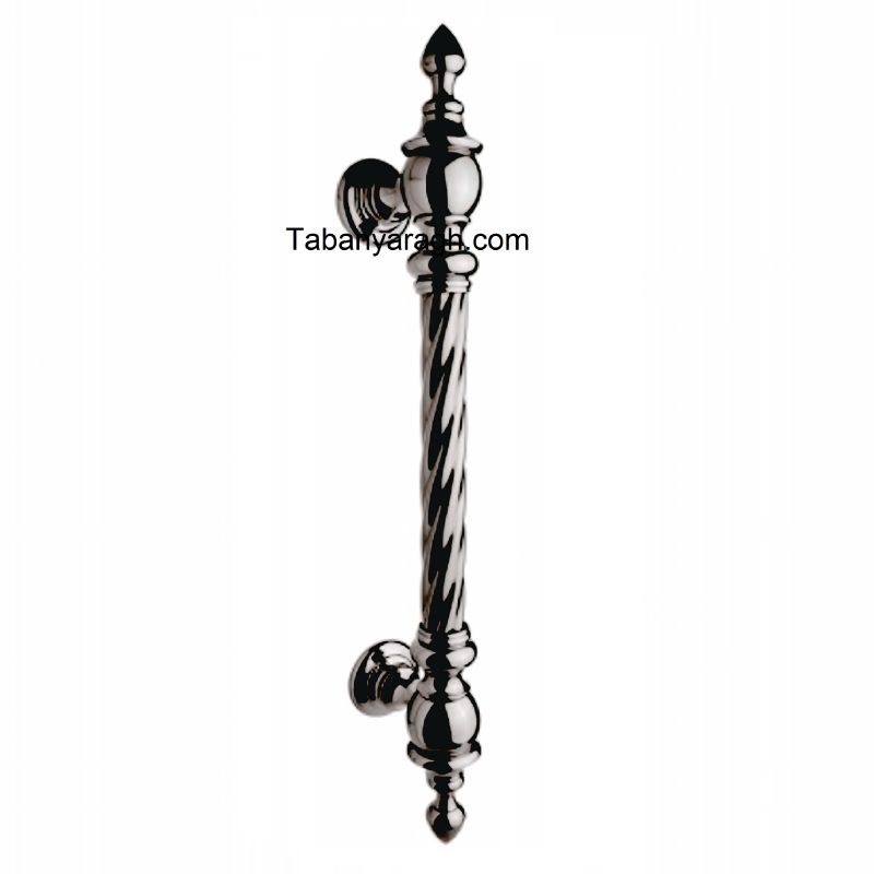 دستگیره درب ورودی ایلین مدل کیا رنگ کروم | قیمت و مشخصات | تابان یراق